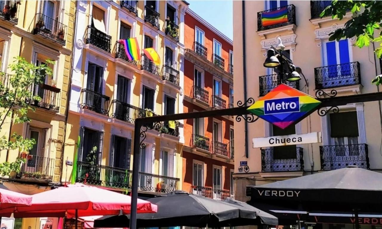 Cozy Apt 1Hab Para 4Pax En La Plaza De Chueca Madrid Exterior foto